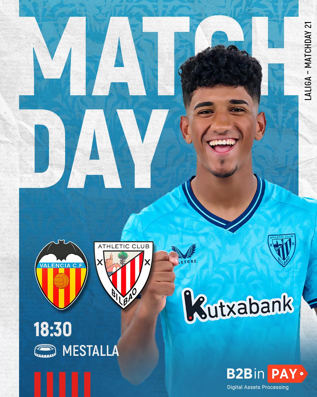 Match Pack Valencia Cf Vs Athletic Club Laliga Md Athletic Club