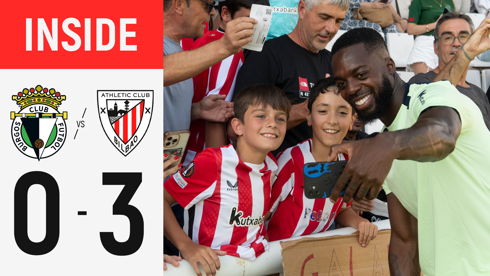 INSIDE I Burgos CF 0-3 Athletic Club I Pretemporada 2026/27
