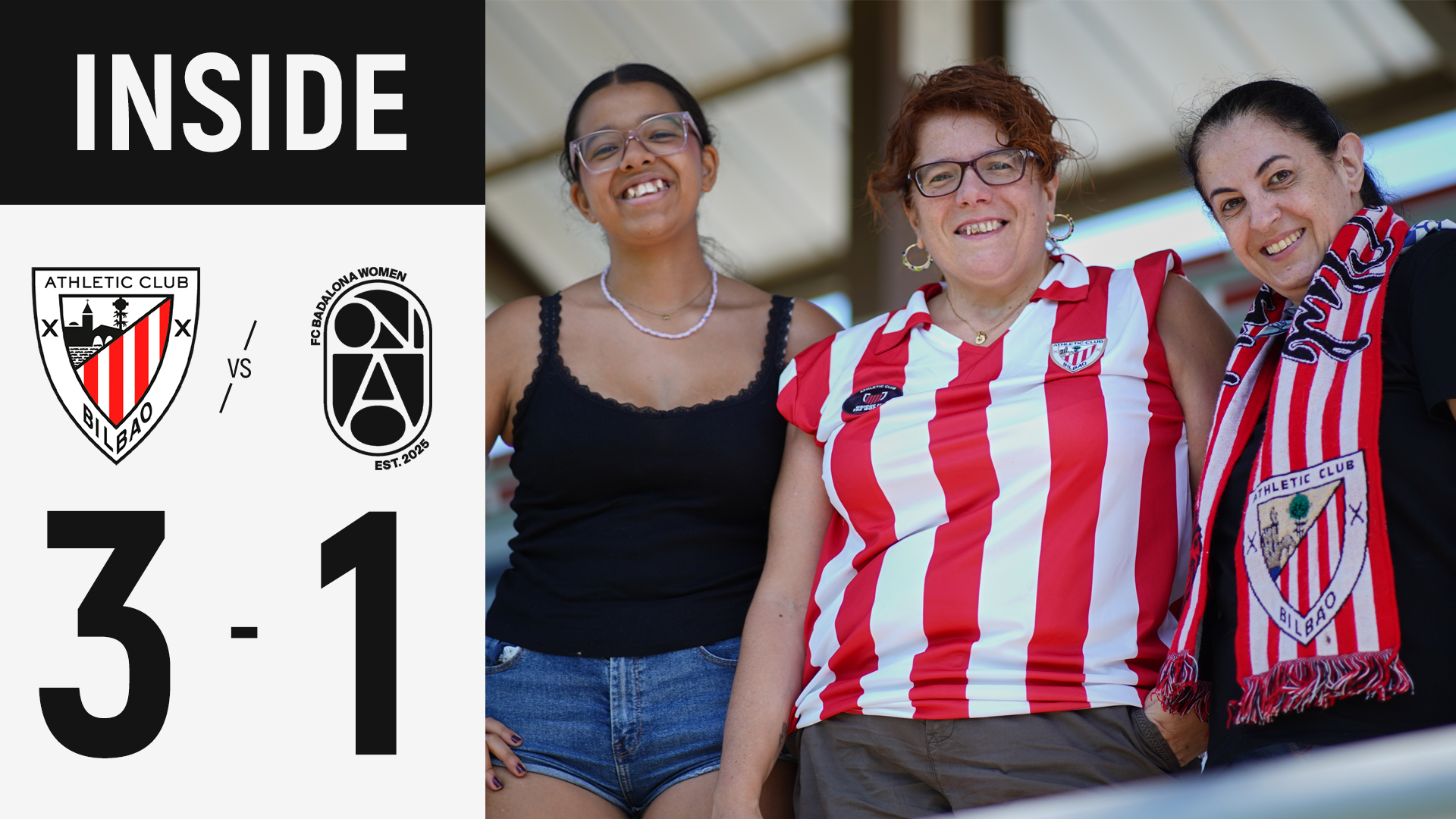 INSIDE I Athletic Club 3-1 Badalona Women I LaLiga 2026/27 MD1