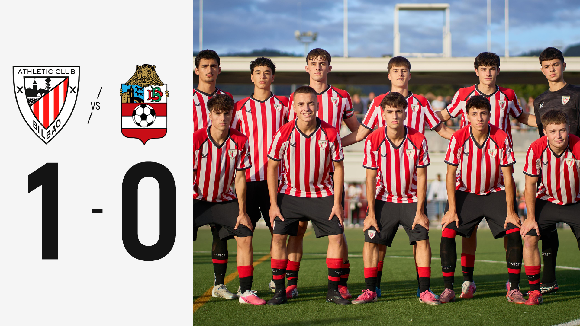 Partido completo. Athletic Club 1-0 Danok Bat B I Juvenil Liga Nacional 2026/27 J5 2