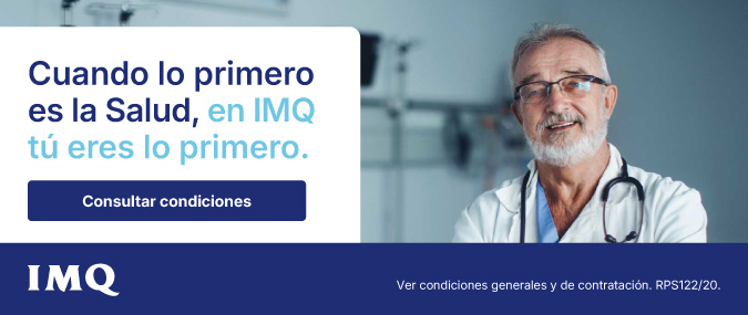 Banner de la compañía de seguros IMQ