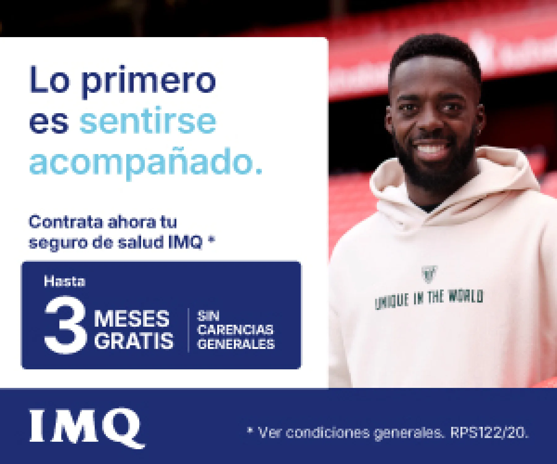 Banner de la compañía de seguros IMQ