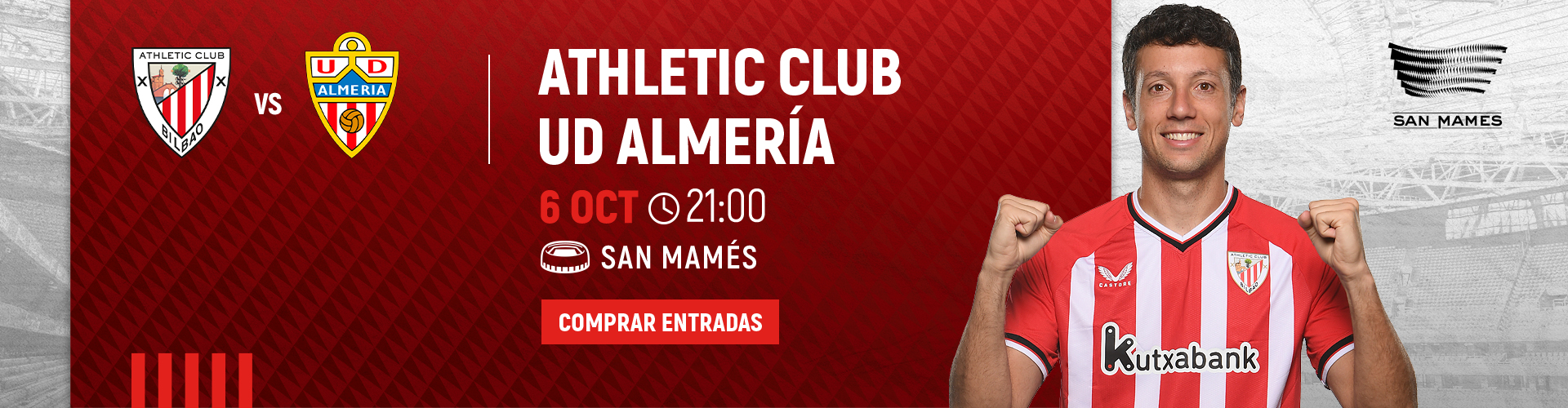 Entradas Athletic Club - UD Almería