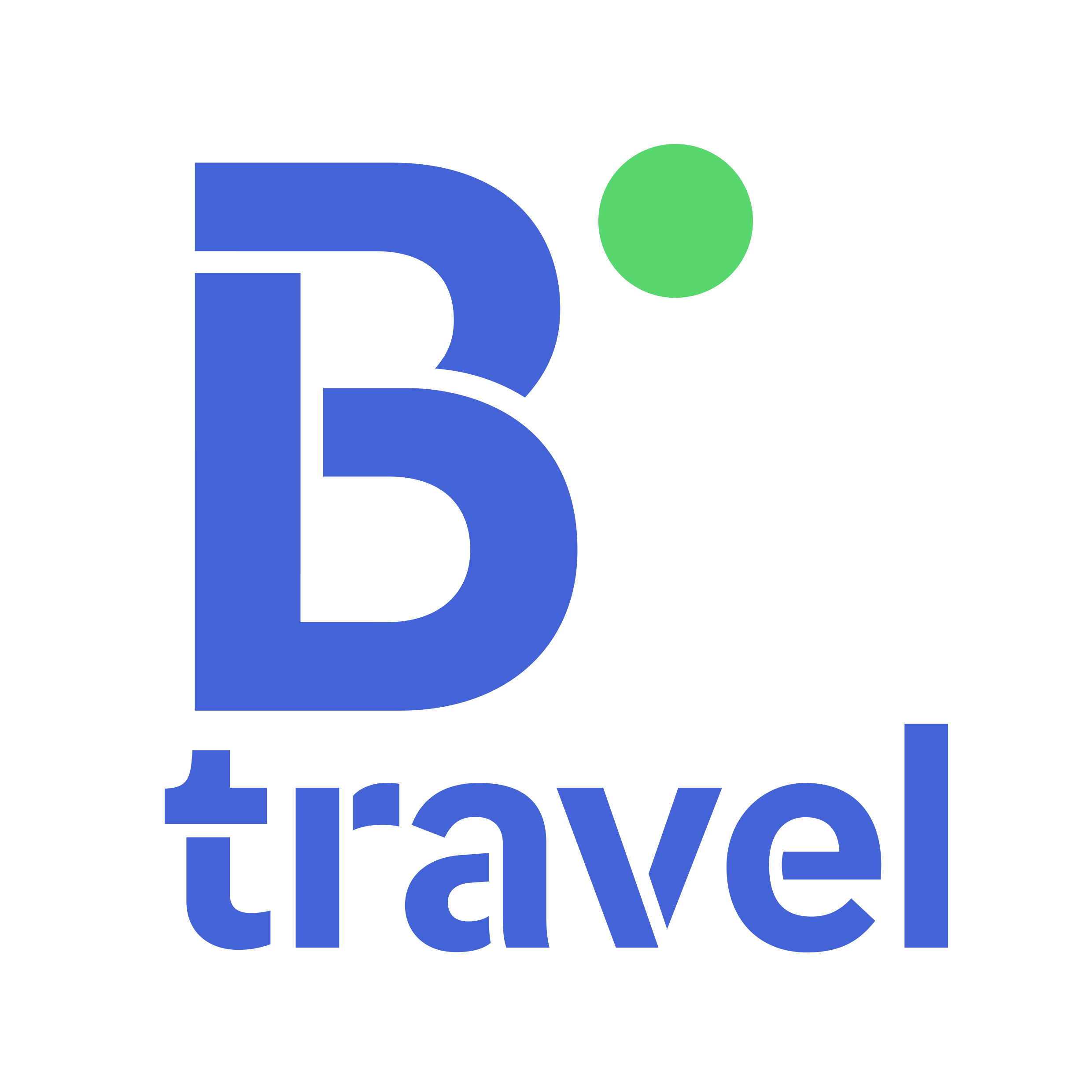 Logotipo de la agencia de viajes B the travel brand