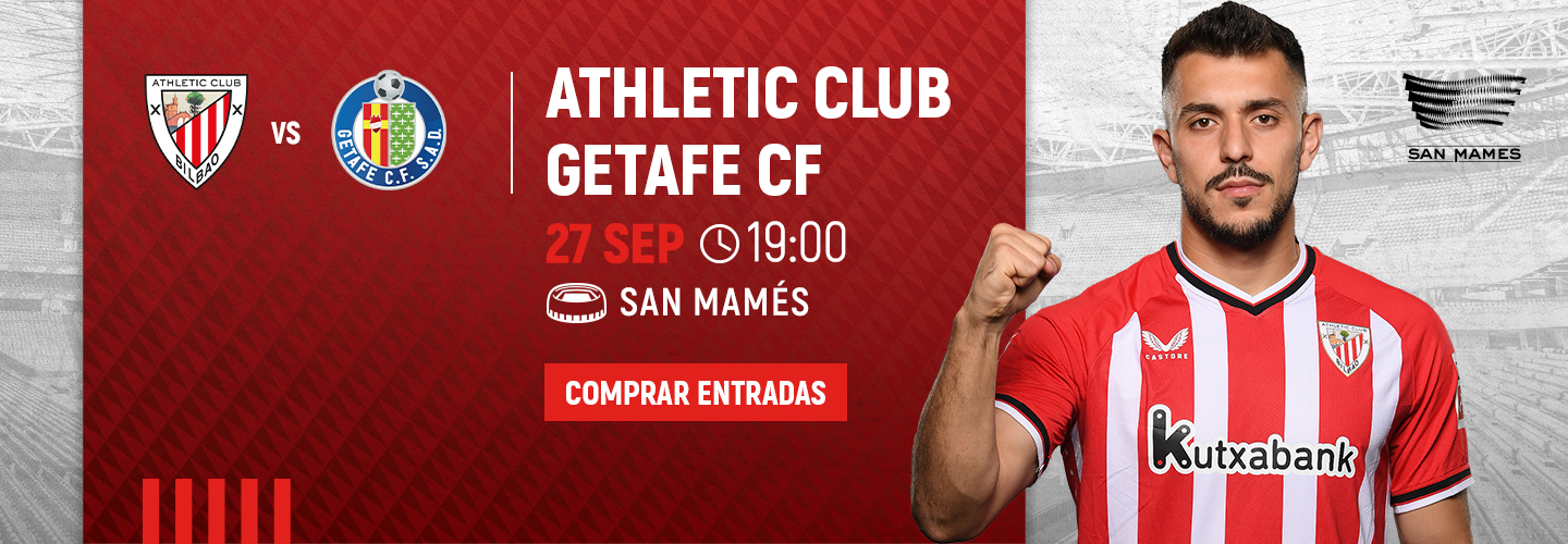 Entradas Athletic Club - Getafe CF