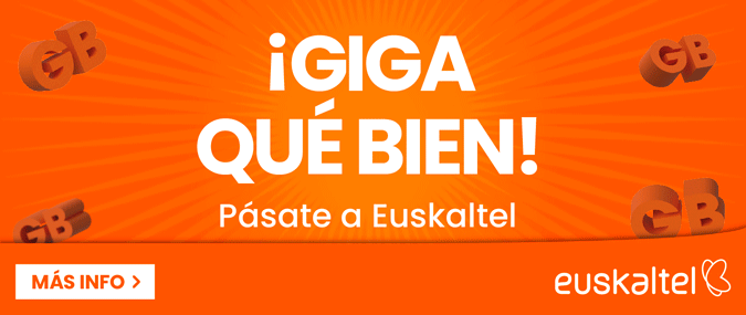 Banner de la empresa de telecomunicaciones Euskaltel