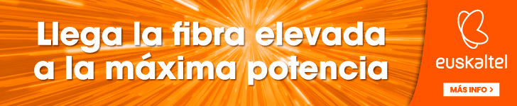 Banner de la empresa de telecomunicaciones Euskaltel.