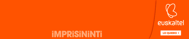 Banner de la empresa de telecomunicaciones Euskaltel.