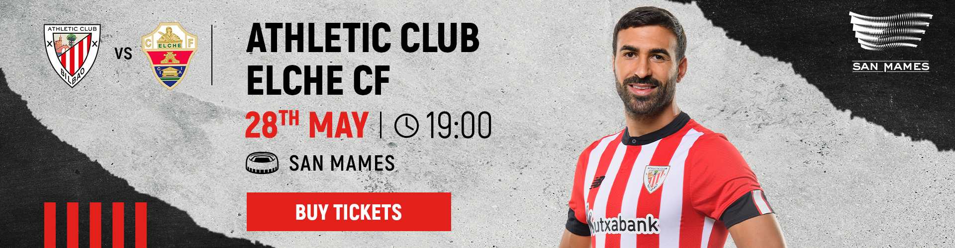 Tickets for Athletic Club vs Elche CF