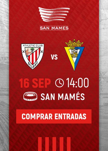 Entradas Athletic Club - Cádiz CF