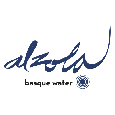 Alzola water company brand logo