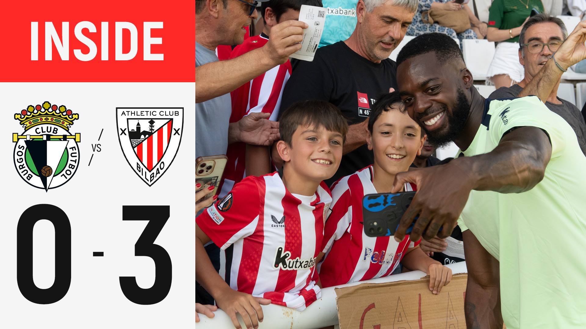 INSIDE I Burgos CF 0-3 Athletic Club I Pretemporada 2026/27
