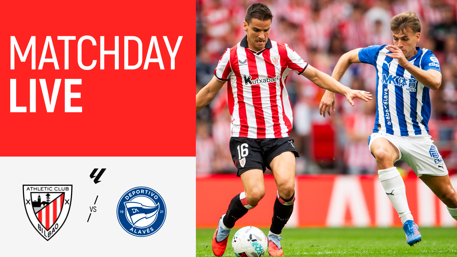 Matchday Live. Athletic Club - Deportivo Alavés I J7 LaLiga 2026/27