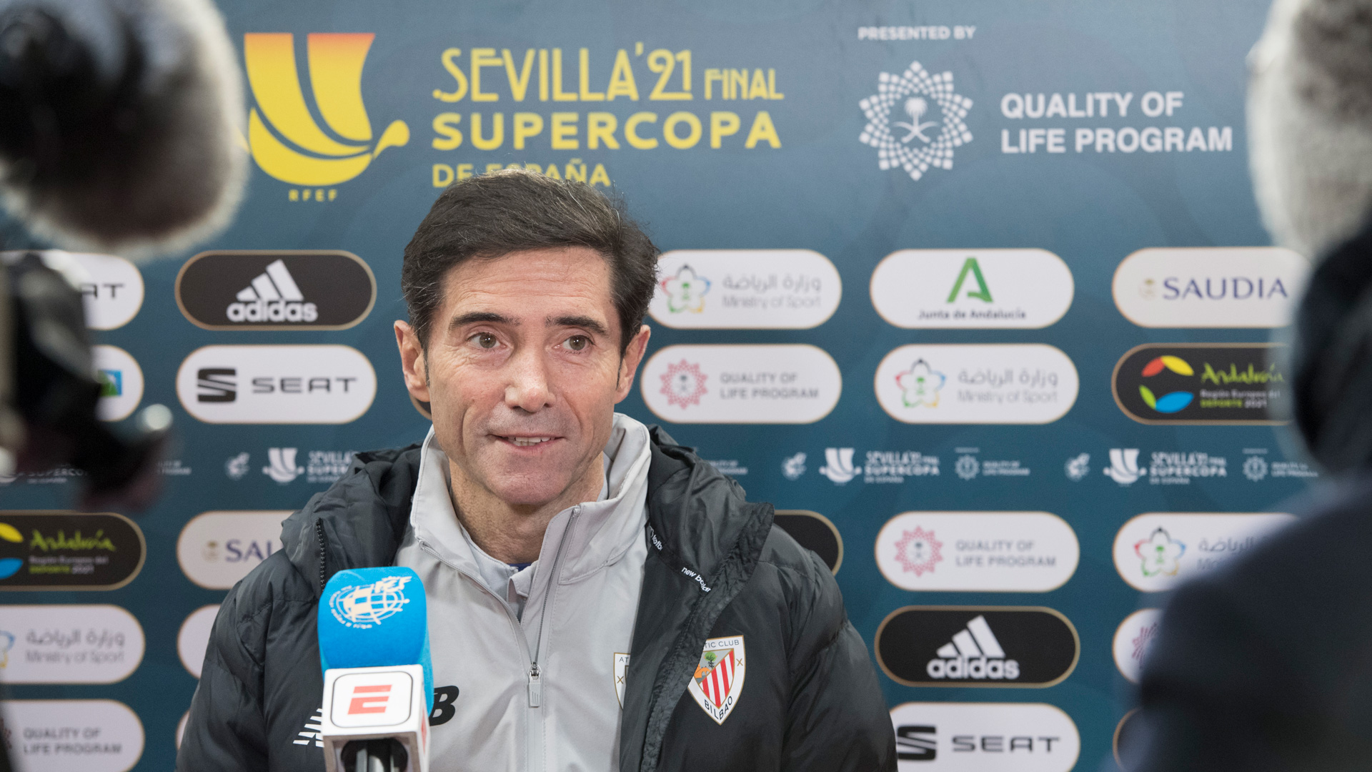 Marcelino: “The players are ready to take on the world”