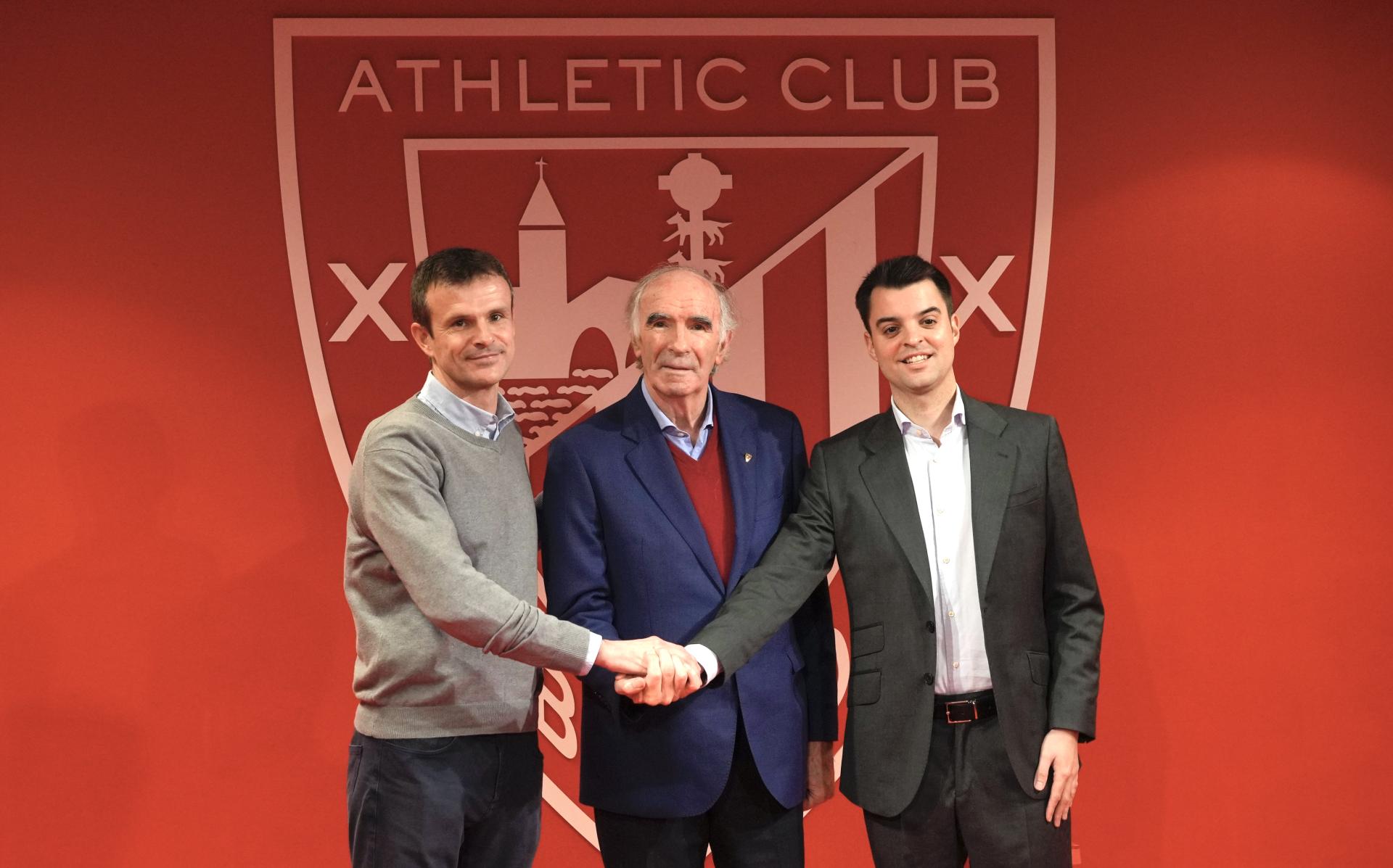 Presentación de Mikel González como nuevo Director de Fútbol del Athletic Club