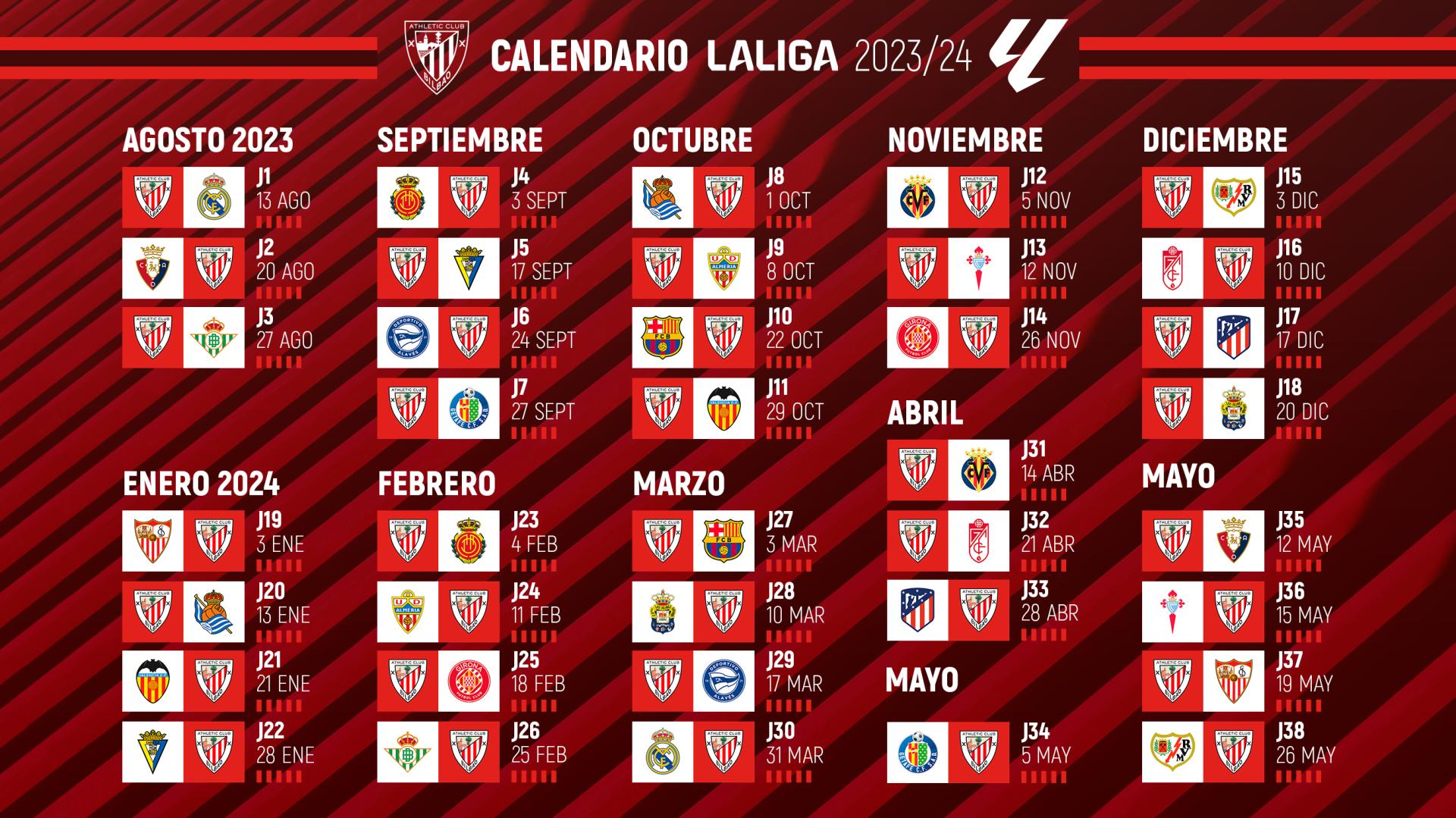 Los Calendarios De LaLiga Ya Est n Aqu El F tbol Del Norte