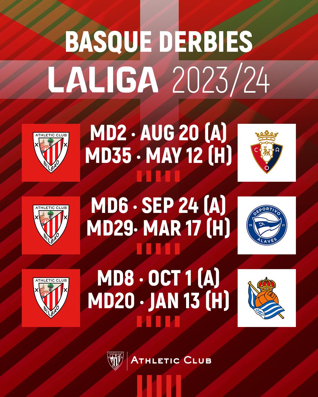 LaLiga 202324 Fixtures