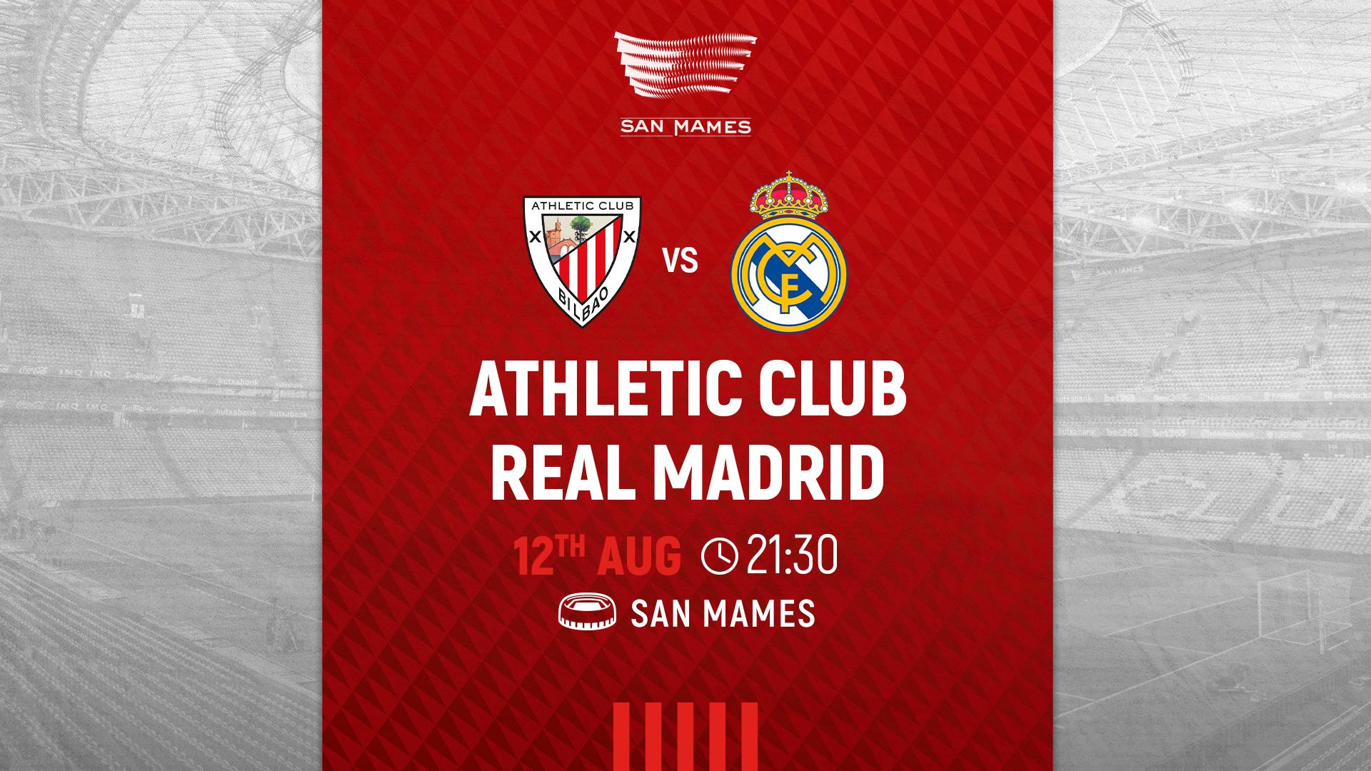 Tickets for Athletic Club vs Real Madrid