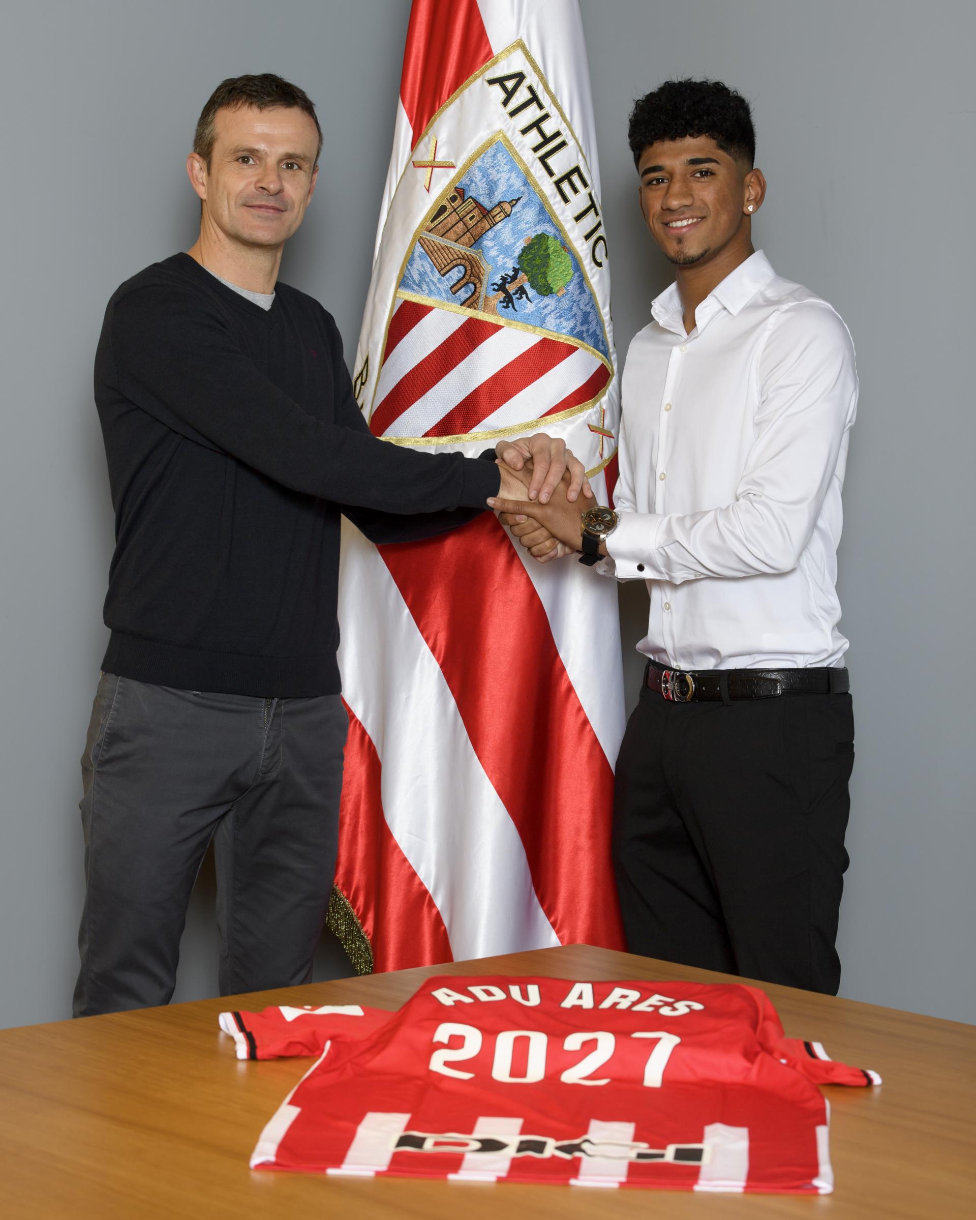 Adu Ares signs new deal through to 2027 | Athletic Club's Official Website