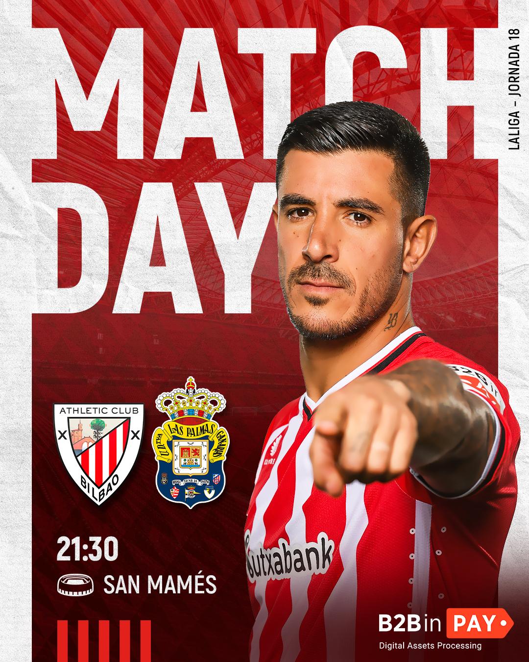 La previa Athletic ClubUD Las Palmas (LaLiga J18) Athletic Club