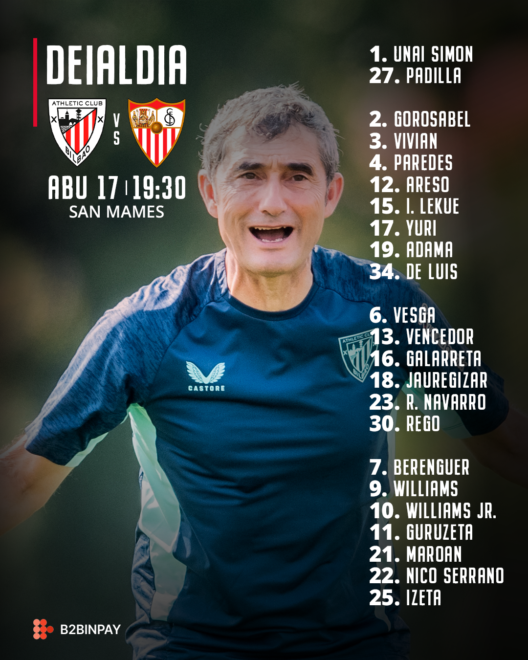 Deialdia: Athletic Club-Sevilla FC (LaLiga 2025-26, 1. J)
