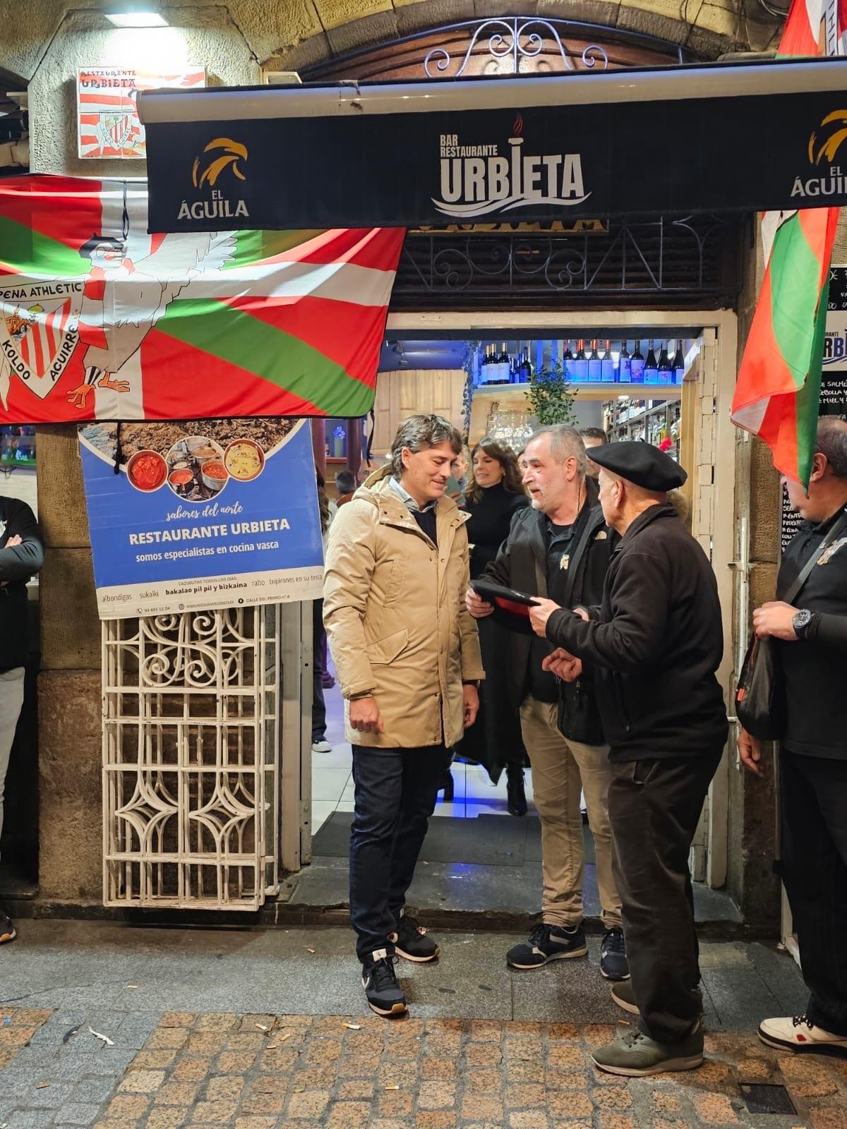 Peña Koldo Aguirre - Premio Beti Zurigorri - Julen Guerrero