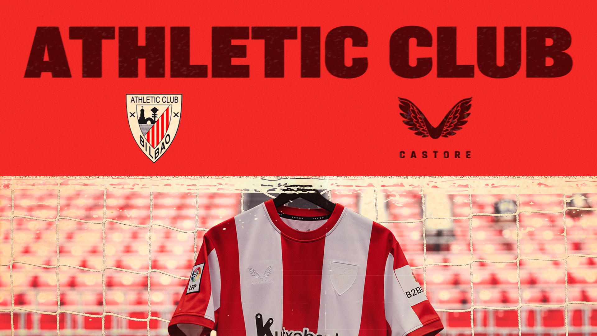 Athletic Club × Castore: 1970s Retro Matchday Kit official collaboration image